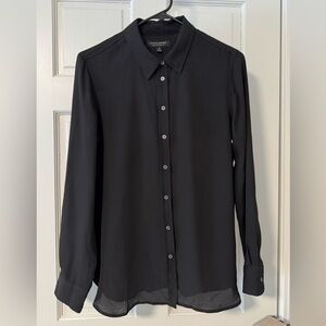 Banana Republic Women’s Black Button-Down Shirt